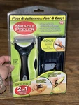 Miracle Peeler As Seen On Tv Dual Blade Julienne Mandoline New. Fixed Price $26.99.