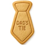 Dad's Tie Cookie Cutter & Stamp, Fondant Clay - 2.2X4" Fun Kitchen Design. Fixed Price $14.99.