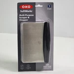 Oxo Softworks Multi-purpose Scraper & Chopper W/stainless Steel Blade, Non-slip. Fixed Price $24.33.