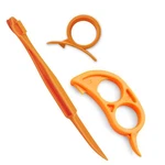 Orange Peeler Tools Citrus Cutter Plastic Easy Fruit Vegetable Slicer Cu.... Fixed Price $8.14.