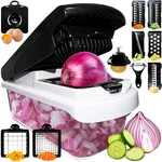 Vegetable Chopper With CONTAINER,16 Professional Slicer For Kitchen,mult.... Fixed Price $26.42.