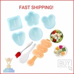 Mlryh Onigiri Maker Mold Kit, 8 Pcs Sushi Musubi With Rice Paddle, Brush Fo. Fixed Price $14.58.