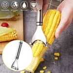 One-step Corn Peeler Thresher Tool Kitchen Cob Kerneler Cutter Stripper Remover. Fixed Price $8.99.