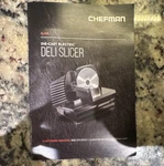Chefman RJ49 Die-cast Electric Deli Slicer Safety Lock For Meat Cheese. Fixed Price $39.90.