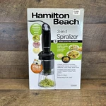 Hamilton Beach 3-IN-1 Spiralizer 2 Speed Electric Slicer 59998 New. Fixed Price $29.99.