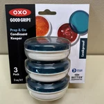 Oxo Good Grips On-the-go Condiment Keepers 3 Pack 2 Oz / 4 Each *new*. Fixed Price $8.00.