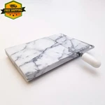 Natural Marble Cheese Slicer Board With Stainless Steel Wire Cutter Tool. Fixed Price $32.49.