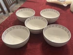 Wedgwood Sarah's Garden Salad Or Noodle Bowl. Gently Used 4 Bowls Left. Fixed Price $180.00.