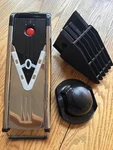 Chef Inspiration Premium V-blade Mandolin Slicer Cutter Food Grater Vegetable. Fixed Price $19.90.