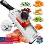 Fullstar 2-IN-1 Handheld Mandoline Slicer, 4 Thickness Settings, Julienne Blade. Fixed Price $29.34.