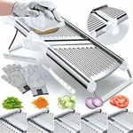 Gramercy Adjustable Mandoline Food Slicer, Pro (white). Fixed Price $56.11.