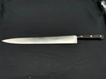 Vintage Sabatier Lion 12 Inch Blade Stainless Steel Slicer, France. Fixed Price $77.08.