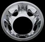 Rear 2011-2026 Silverado 3500 Chrome 17" Dually Rim Wheel Simulators Liners. Fixed Price $119.99.