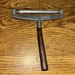 Westmark Vintage Cheese Slicer Rollschnitt, Western Germany 4" W/ Wood Handle. Fixed Price $12.99.